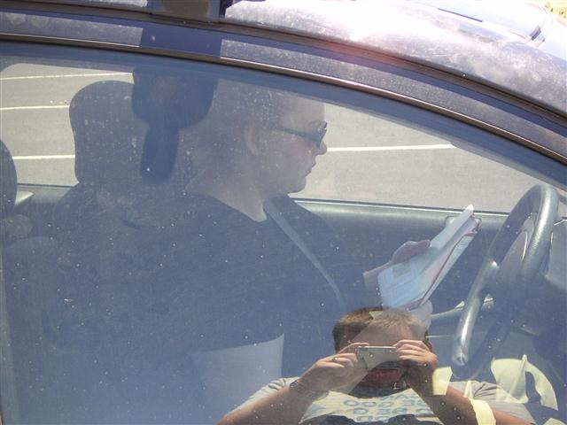 jamie-in-car-in-snow-canyon